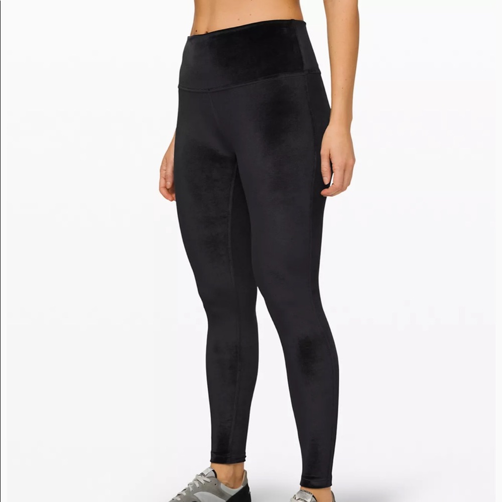 Wunder Lounge High-Rise Tight 28” Velvet Size 2